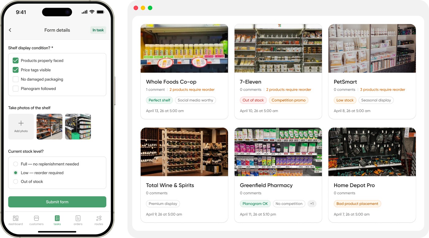 SimplyDepo merchandising gallery for teams comparing GoSpotCheck